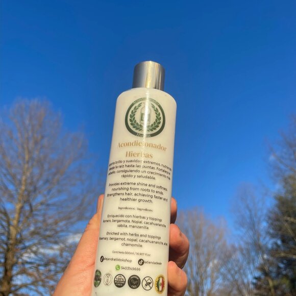 CONDITIONER HERBAL 10 OZ /ACONDICIONADOR DE HIERBAS HECHO EN MEXICO 300 ML - Picture 7 of 7